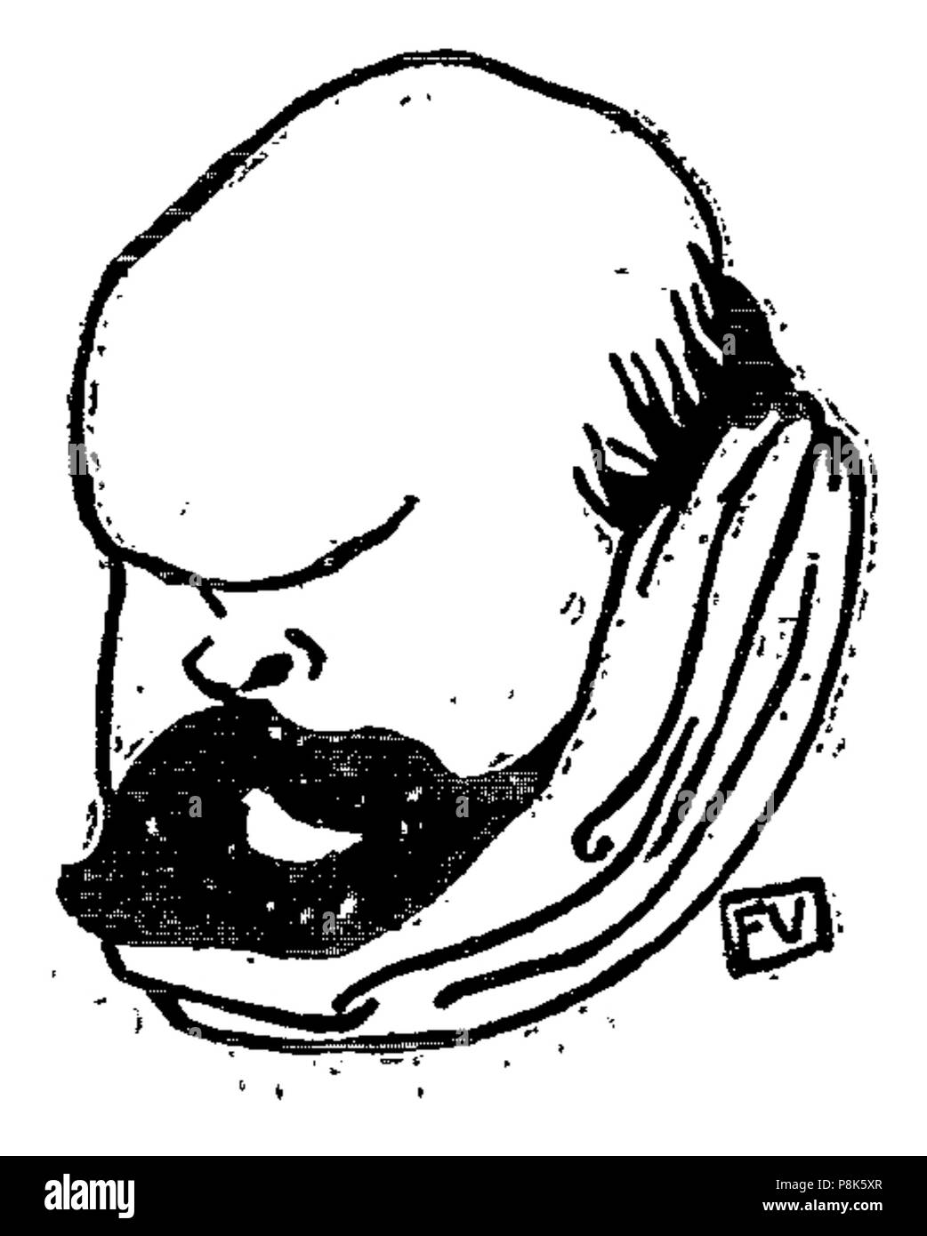 . 570 Paul Verlaine 1 von Vallotton Stockfoto