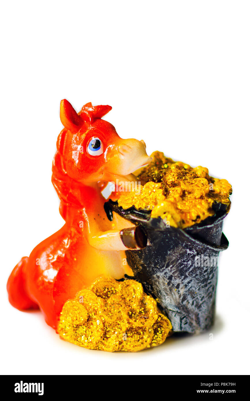 Lustig Pferd. Immer noch leben. Stockfoto