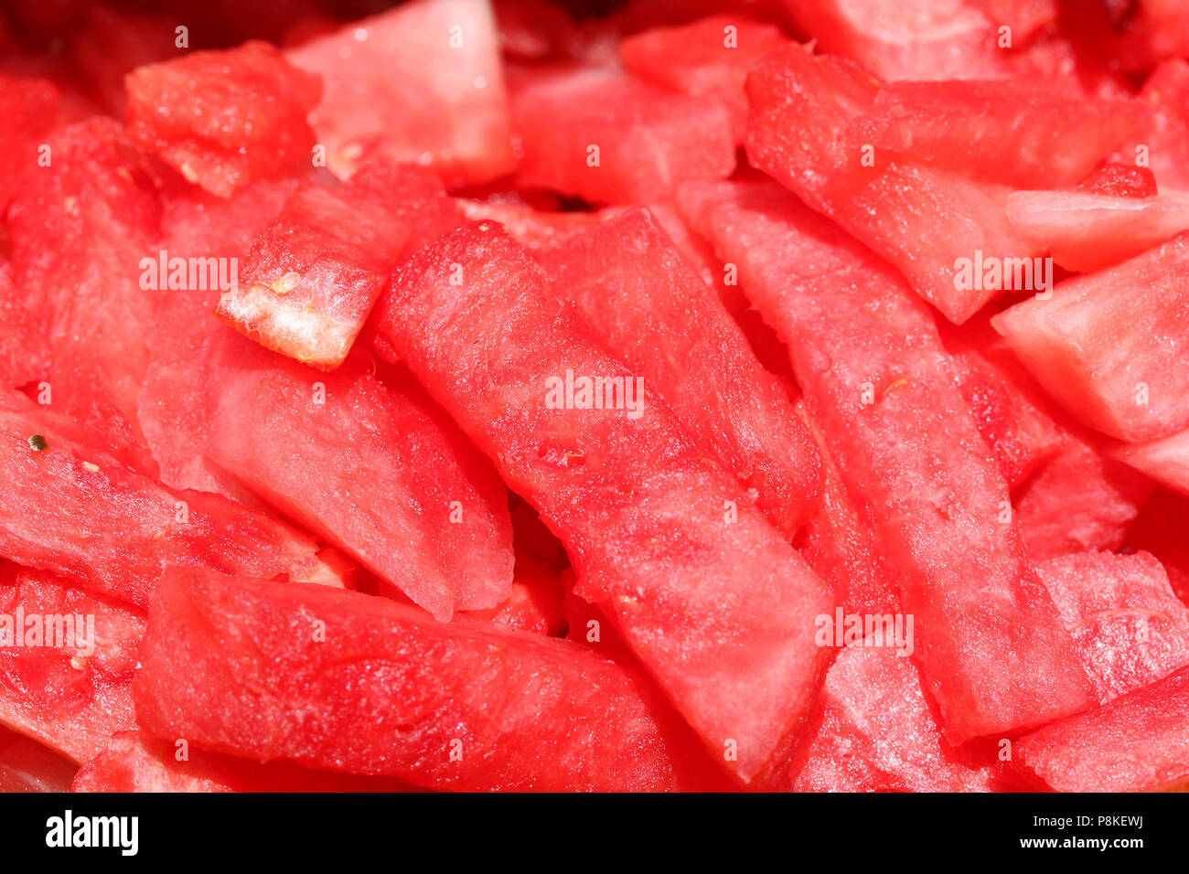 Saftige Wassermelone Stockfoto