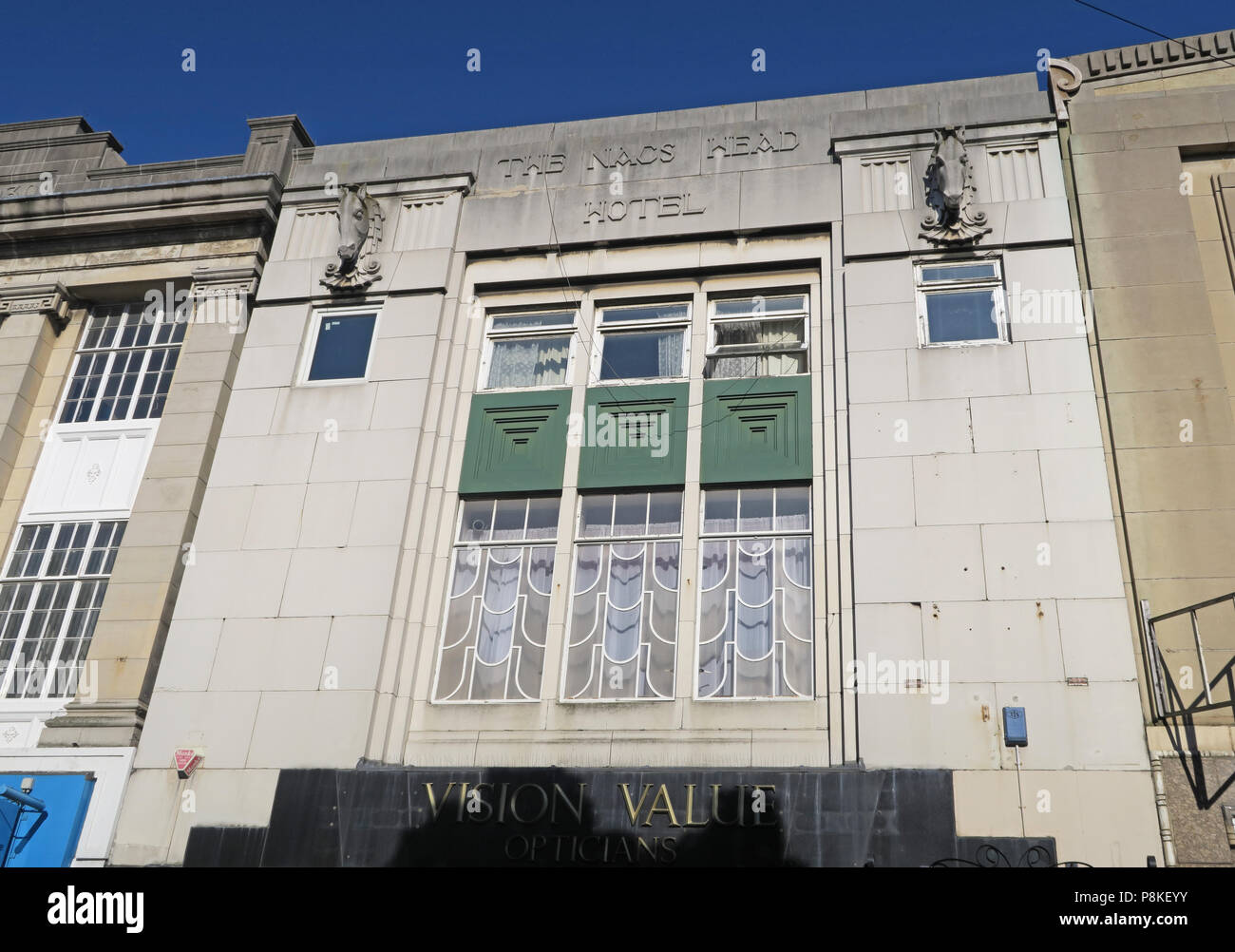 Die Nags Head Hotel, jetzt Vision Wert, Grab Tor, frenchgate Einkaufszentrum, Doncaster, South Yorkshire, England, Großbritannien Stockfoto