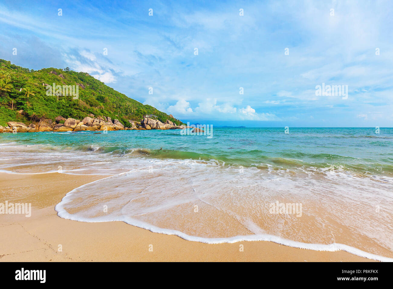 Silver Beach auf Koh Samui in Thailand. Stockfoto