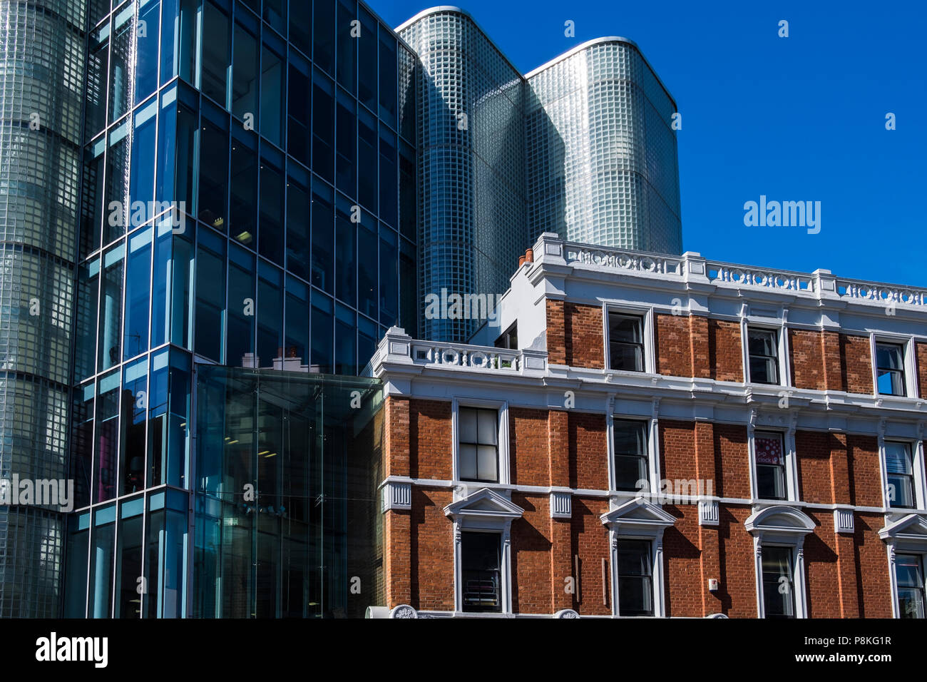 Regenerierende Hammersmith Stadtzentrum, Hammersmith, London, England, Großbritannien Stockfoto
