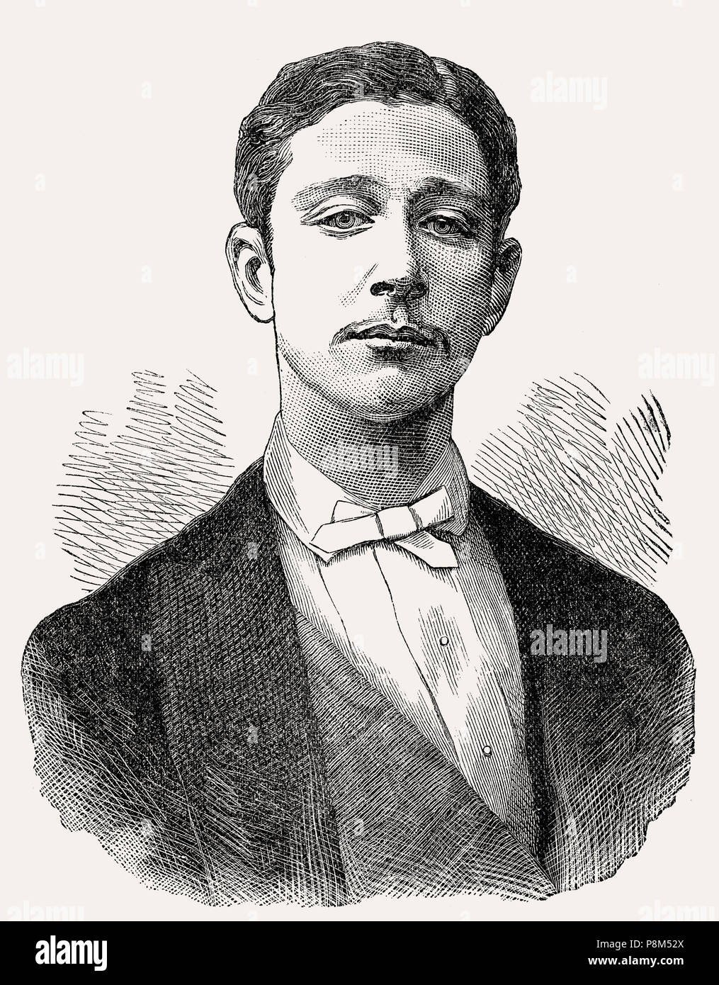 Napoléon, kaiserliche Prinz, 1856-1879, auch als Louis-Napoléon Bonaparte, vom britischen Schlachten auf Land und Meer, von James Grant bekannt Stockfoto