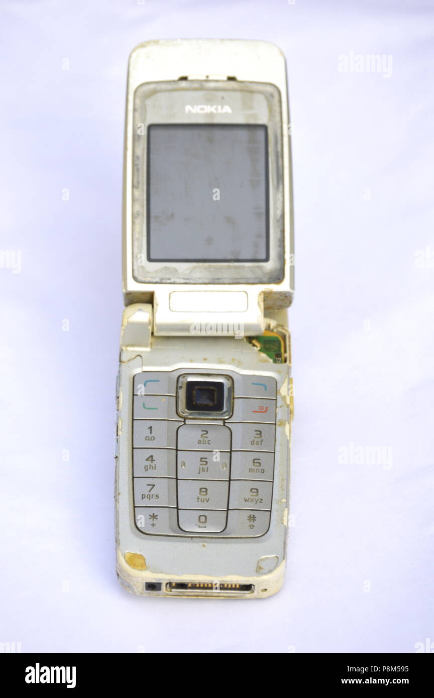 Verwendet Nokia Handys Stockfoto