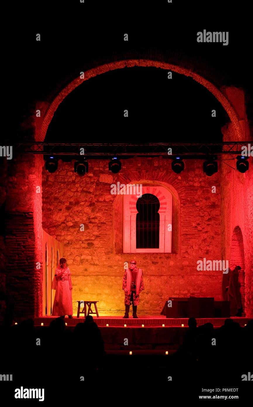 Mittelalterliches Fest im Hita, Guadalajara, Spanien. 7. Juli 2018. Stockfoto
