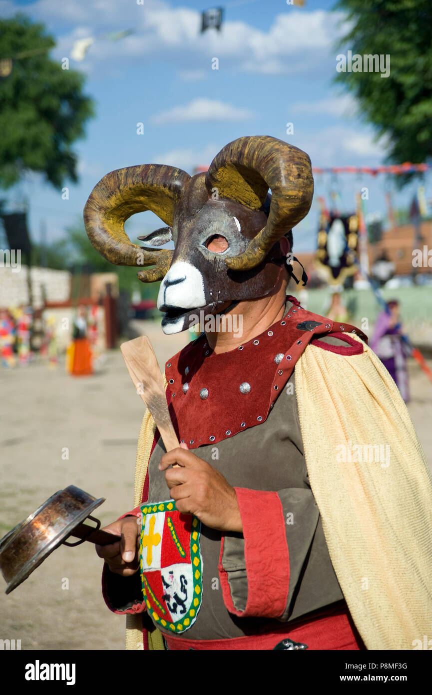 Mittelalterliches Fest im Hita, Guadalajara, Spanien. 7. Juli 2018. Stockfoto