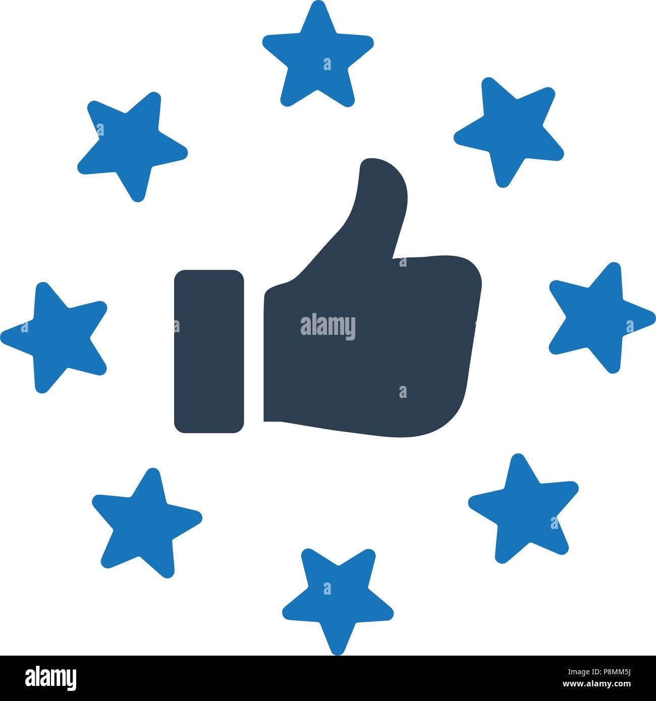 Kunden Überprüfung, Bewertung von Symbol Stock Vektor