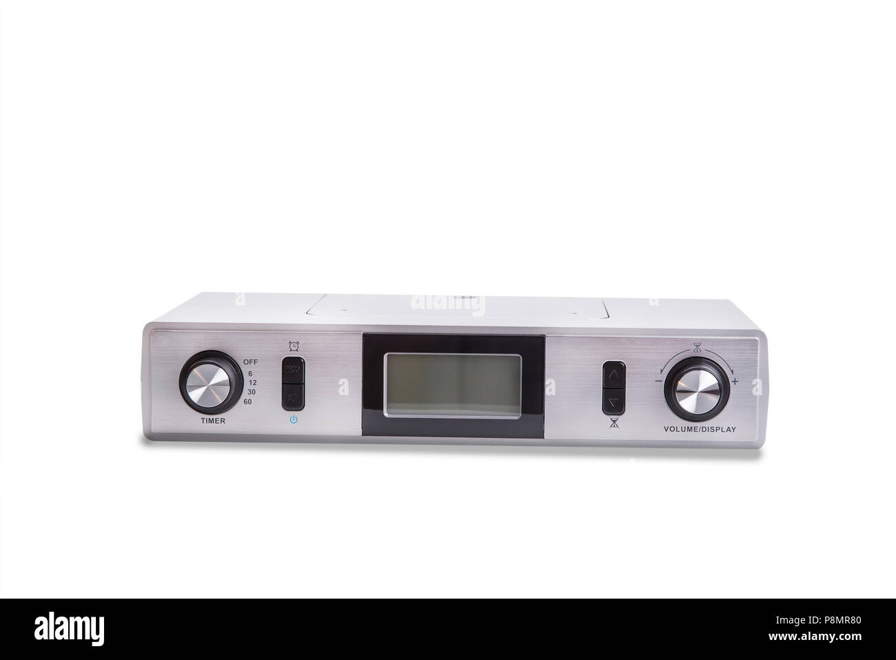 Küche Radio unter Cabinet Mount auf dem weißen Stockfoto Küche Radio unter Cabinet Mount auf dem weißen Stockfoto