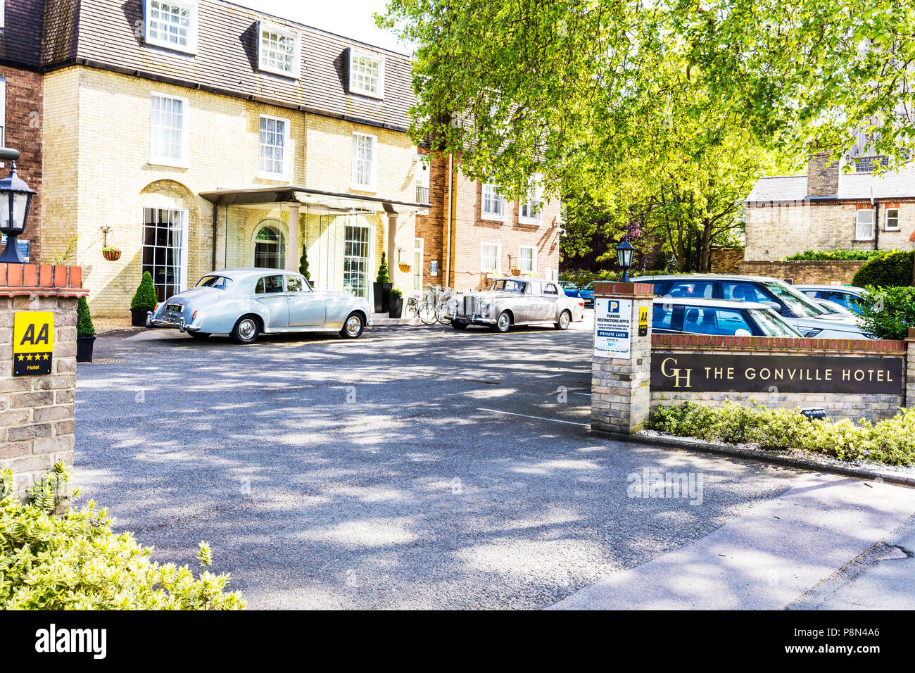 Das Gonville Hotel Cambridge De Vere University Arms Hotel, Cambridge, boutique Hotel, Cambridge hotel, hotels in Cambridge, Cambridge UK, Gonville Hotel Cambridge Stockfoto