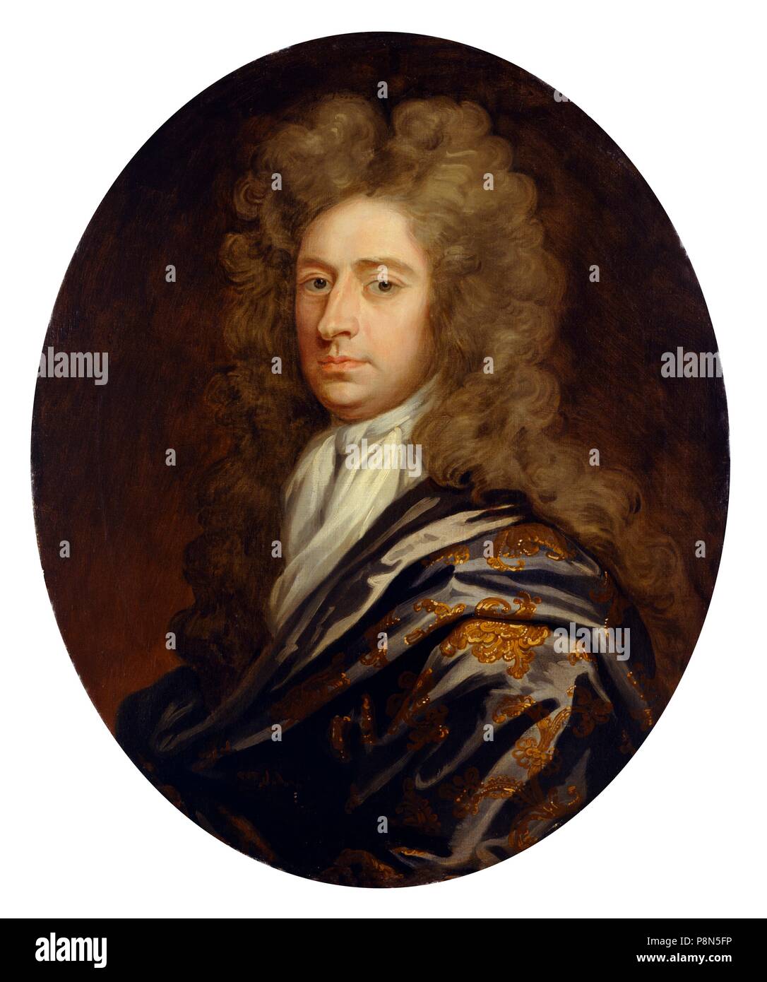 Charles Mordaunt, Graf von Peterborough und Monmouth, Ende des 17. Jahrhunderts. Artist: Sir Godfrey Kneller. Stockfoto