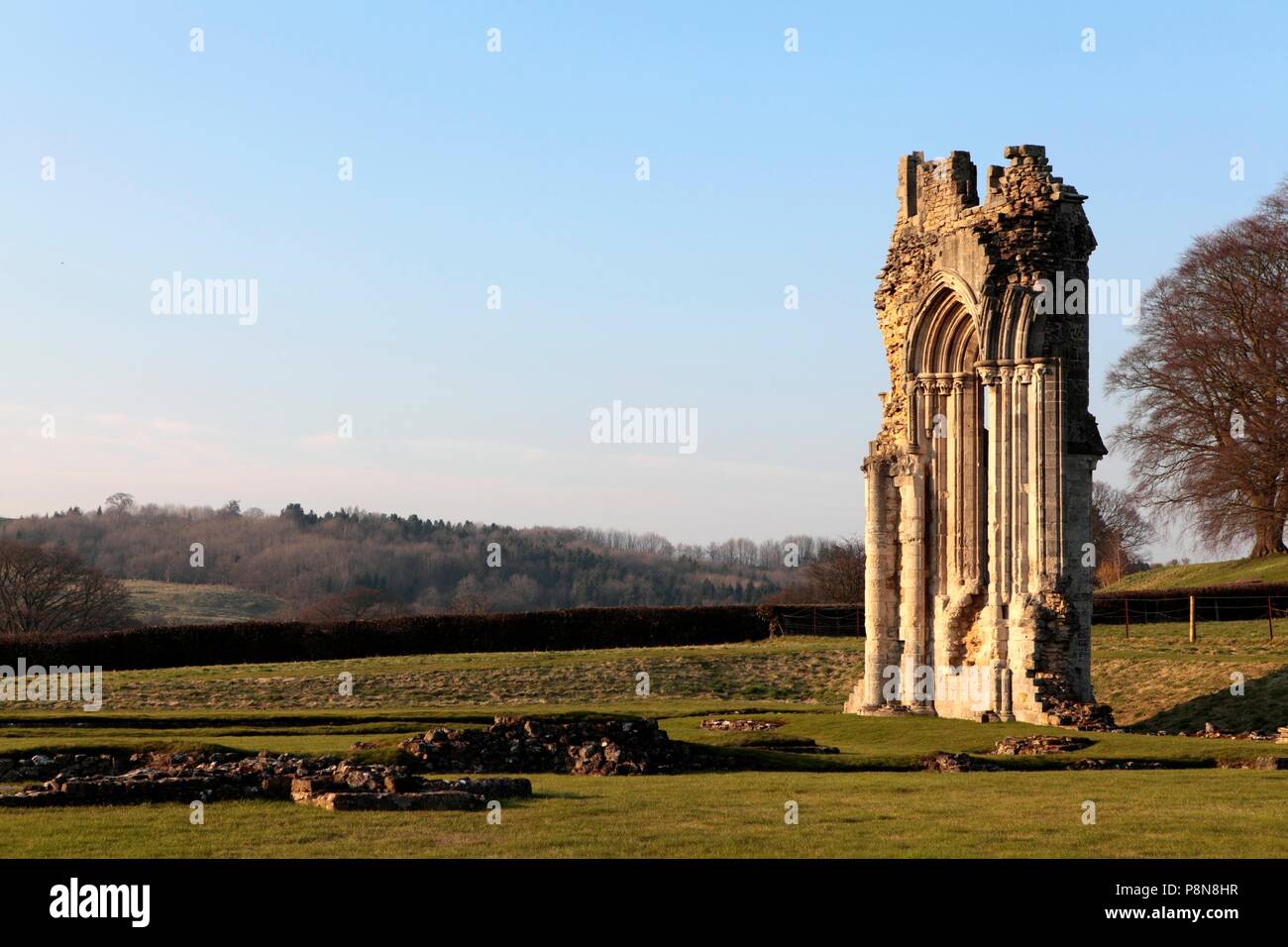 Kirkham Priory, North Yorkshire, c 1980 - c 2017. Artist: Historische England beauftragten Fotografen. Stockfoto