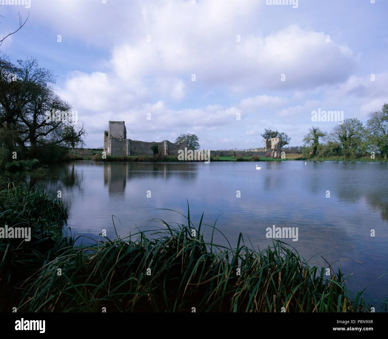 Baconsthorpe Schloss, Norfolk, c 1980 - c 2017. Artist: Historische England Fotograf. Stockfoto