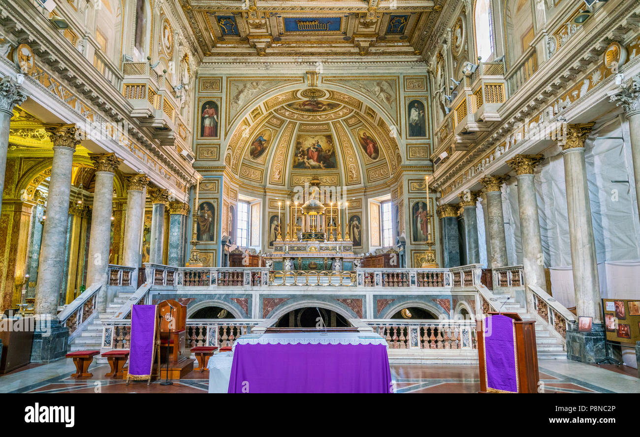 San Martino ai Monti Kirche in Rom, Italien. Stockfoto