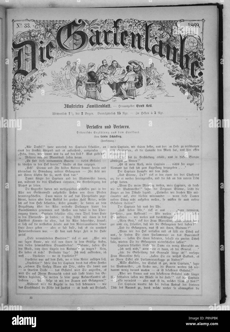 . 151 sterben Gartenlaube (1869) 513 Stockfoto