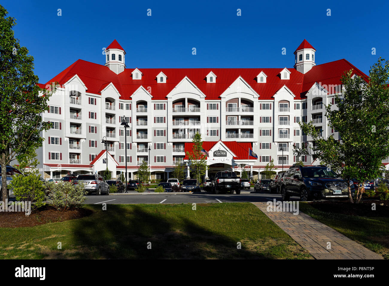 River Walk Resort in Loon Mountain, Lincoln, New Hampshire Stockfoto