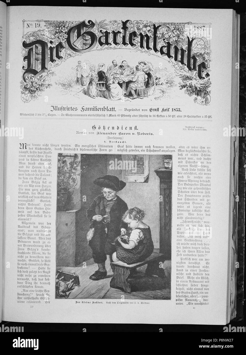 . 229 sterben Gartenlaube (1887) 305 Stockfoto