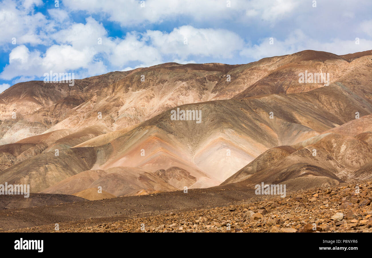 Erodierten Landschaft im Canyon Quebrada de Tarapaca Stockfoto