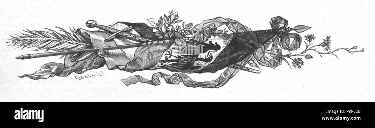 . 239 sterben Gartenlaube (1888) b 168 Stockfoto