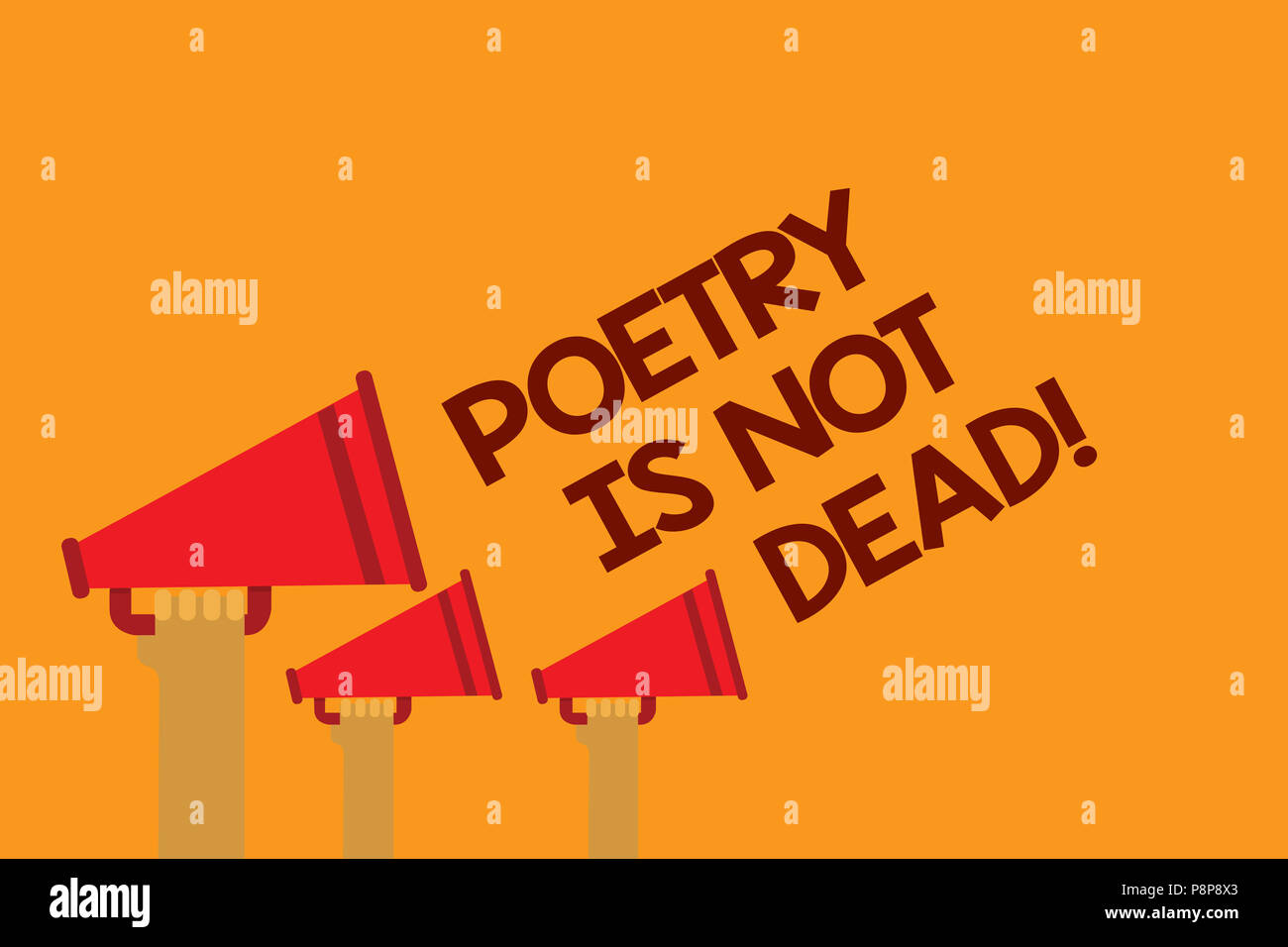 Wort schreiben Text Poesie ist nicht tot. Business Konzept für ästhetische und rhythmisches Schreiben ist immer noch lebendig und modern drei Zeilen Text Nachrichten Ideen mu Stockfoto Wort schreiben Text Poesie ist nicht tot. Business Konzept für ästhetische und rhythmisches Schreiben ist immer noch lebendig und modern drei Zeilen Text Nachrichten Ideen mu Stockfoto