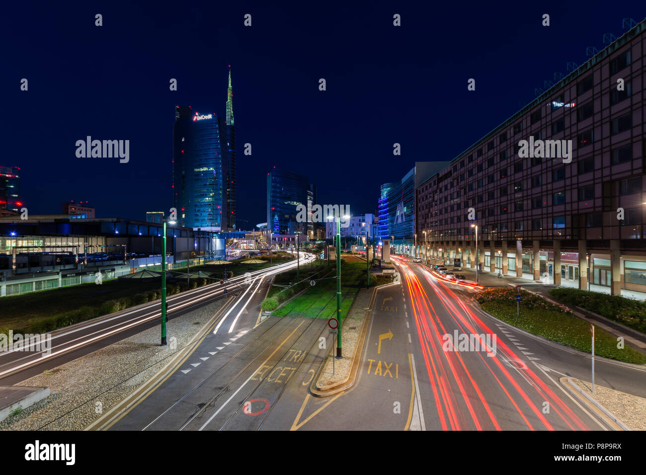 Neuer Stadtteil von Porta Nuova Garibaldi, Mailand, Italien Stockfoto