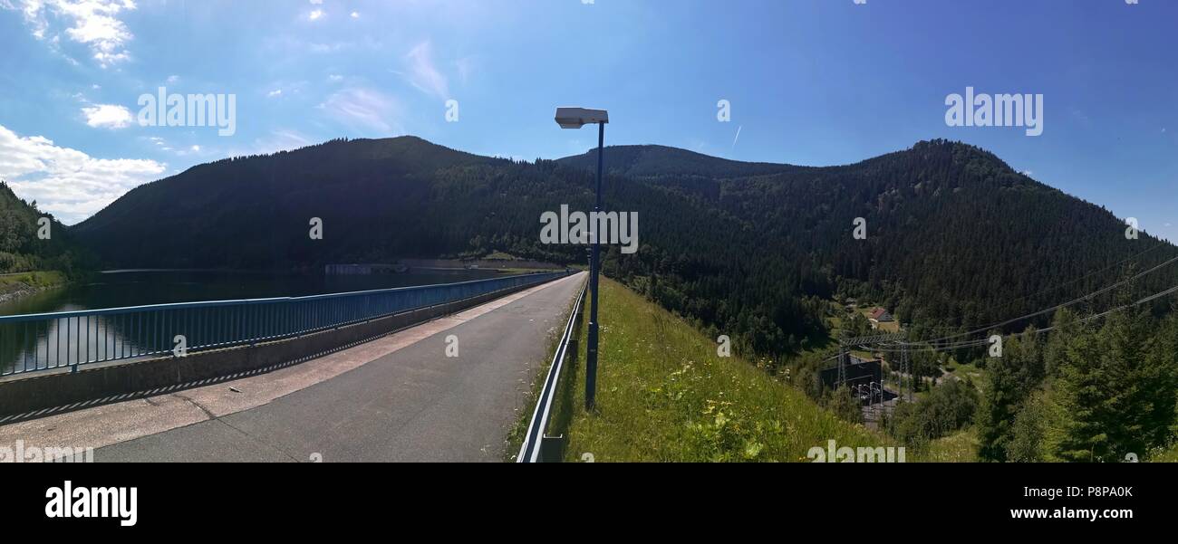 Dlouhe strane Wasserkraftwerk, Pumpspeicherwerk Stockfoto