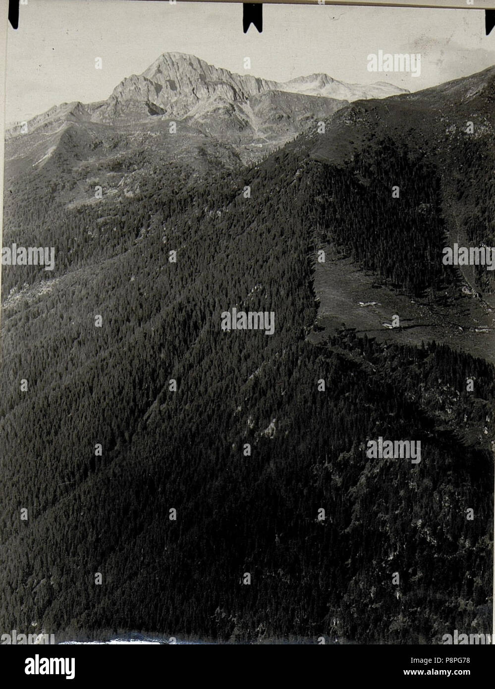 451 Panorama, Standpunkt Salubio. ¤ 1887. (5. Teilbild zu WK1 ALB083 24378 a) (BildID) 15632386 Stockfoto