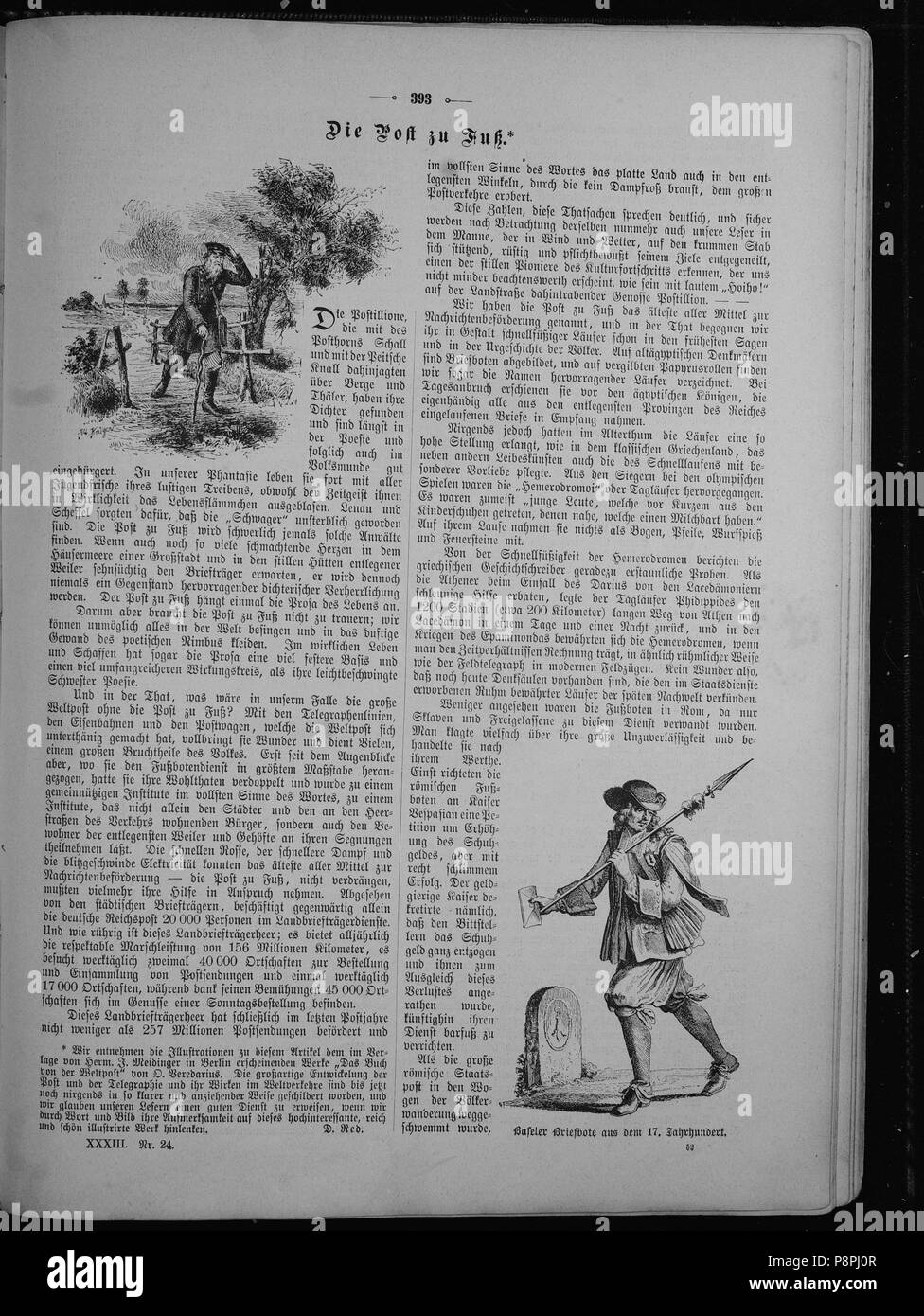 . 218 sterben Gartenlaube (1885) 393 Stockfoto