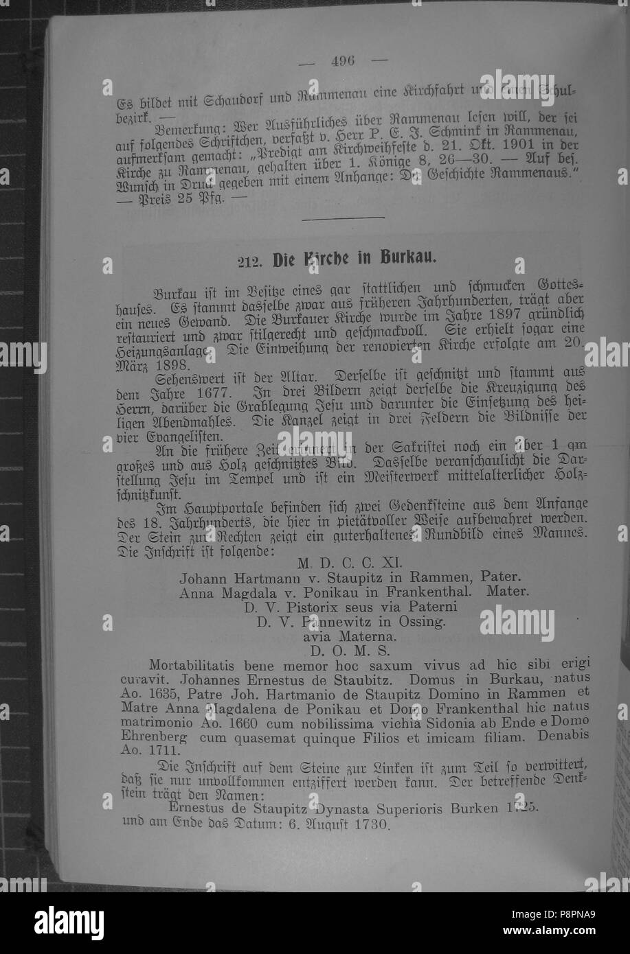 547 Störzner WdHe 496 Stockfoto