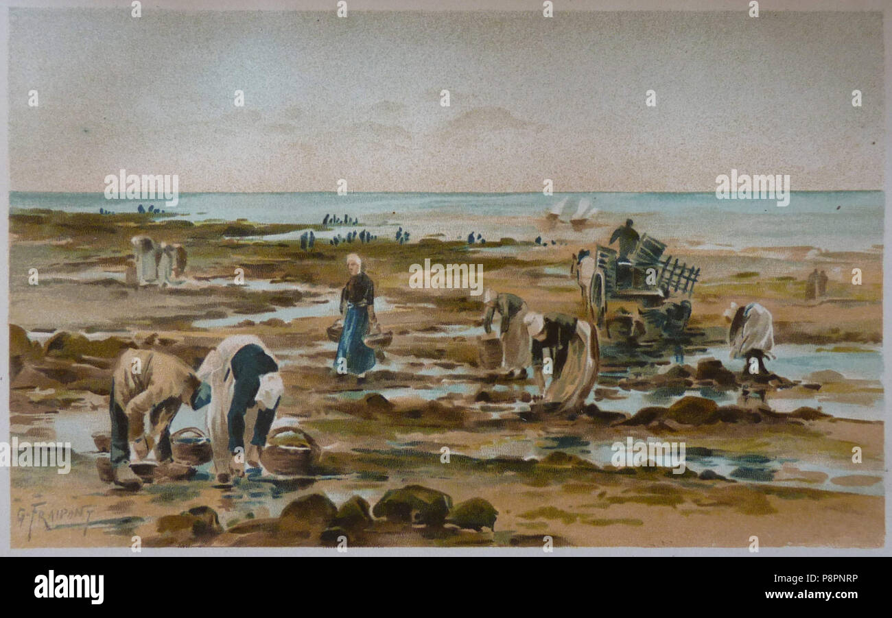 . 289 Fraipont Kunst de peindre Aquarelle marine p32 Stockfoto