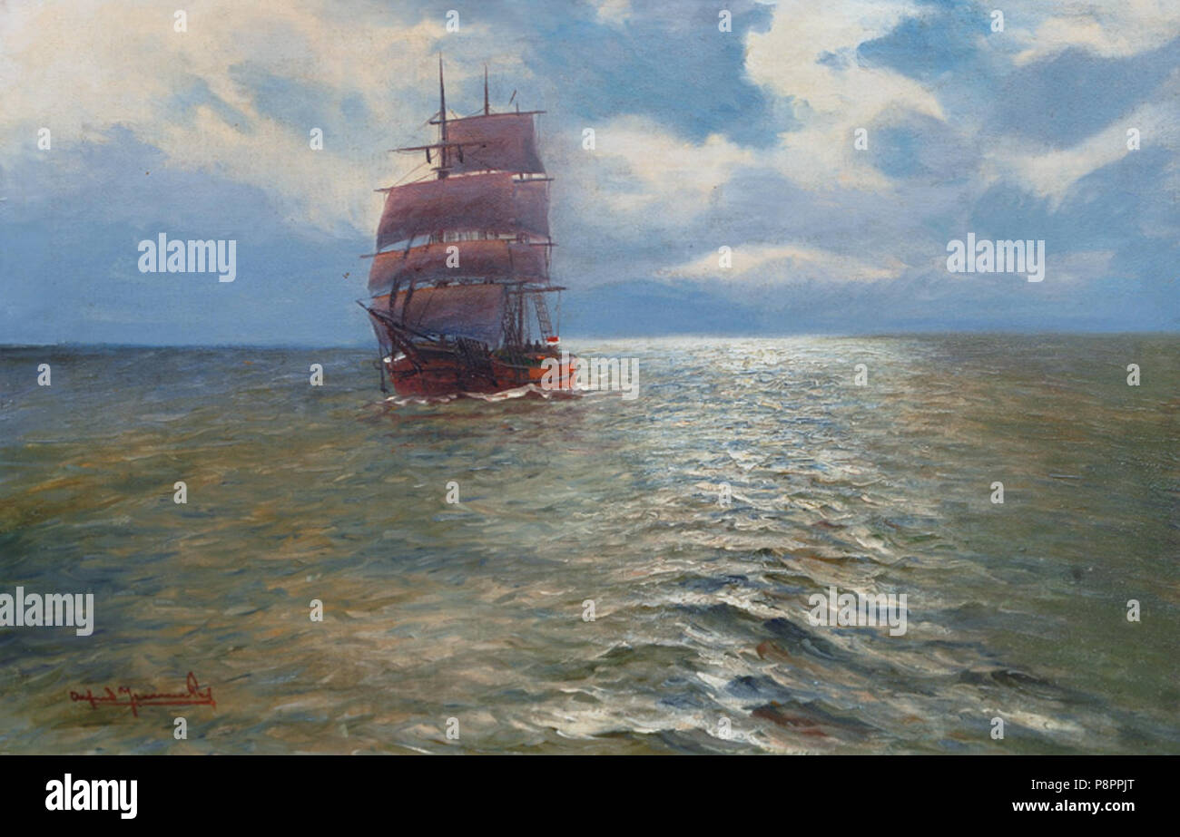 . 34 Alfred Jensen - Ackerbau Stockfoto