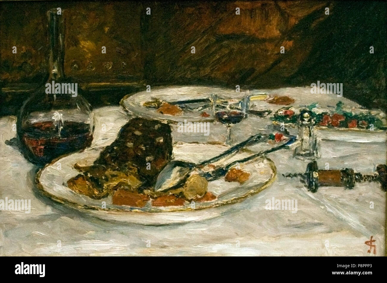 . 540 Still Life-Boeuf a la mode Stockfoto