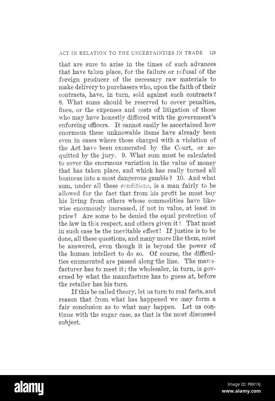 . 264 Earle, Preisfestsetzung zerstören Freiheit, 1920, 129 Stockfoto