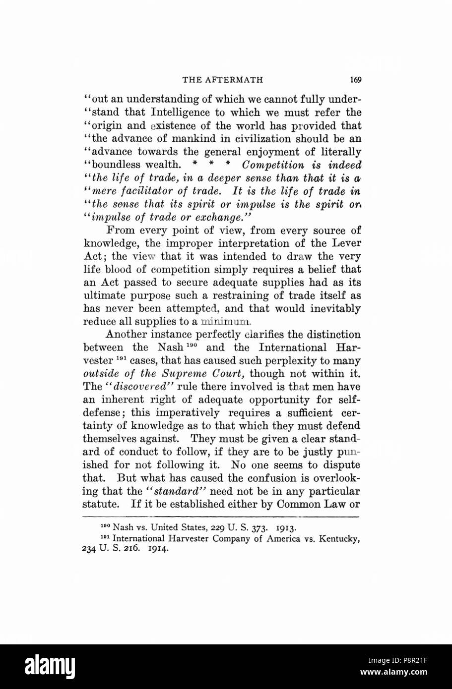 . 264 Earle, Preisfestsetzung zerstören Freiheit, 1920, 169 Stockfoto