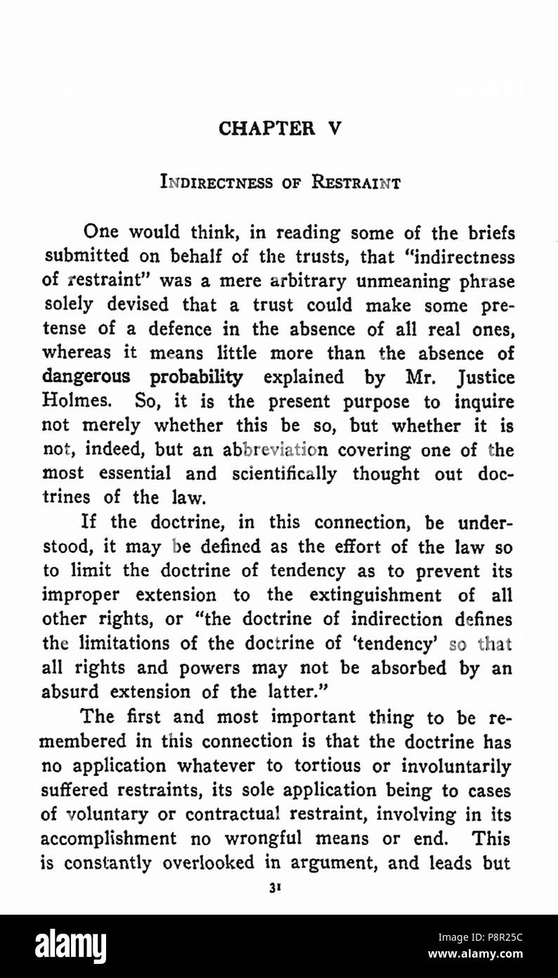 . 264 Earle, Freiheit zu handeln wie, unterstützt durch nationales Recht, 1909 31. Stockfoto