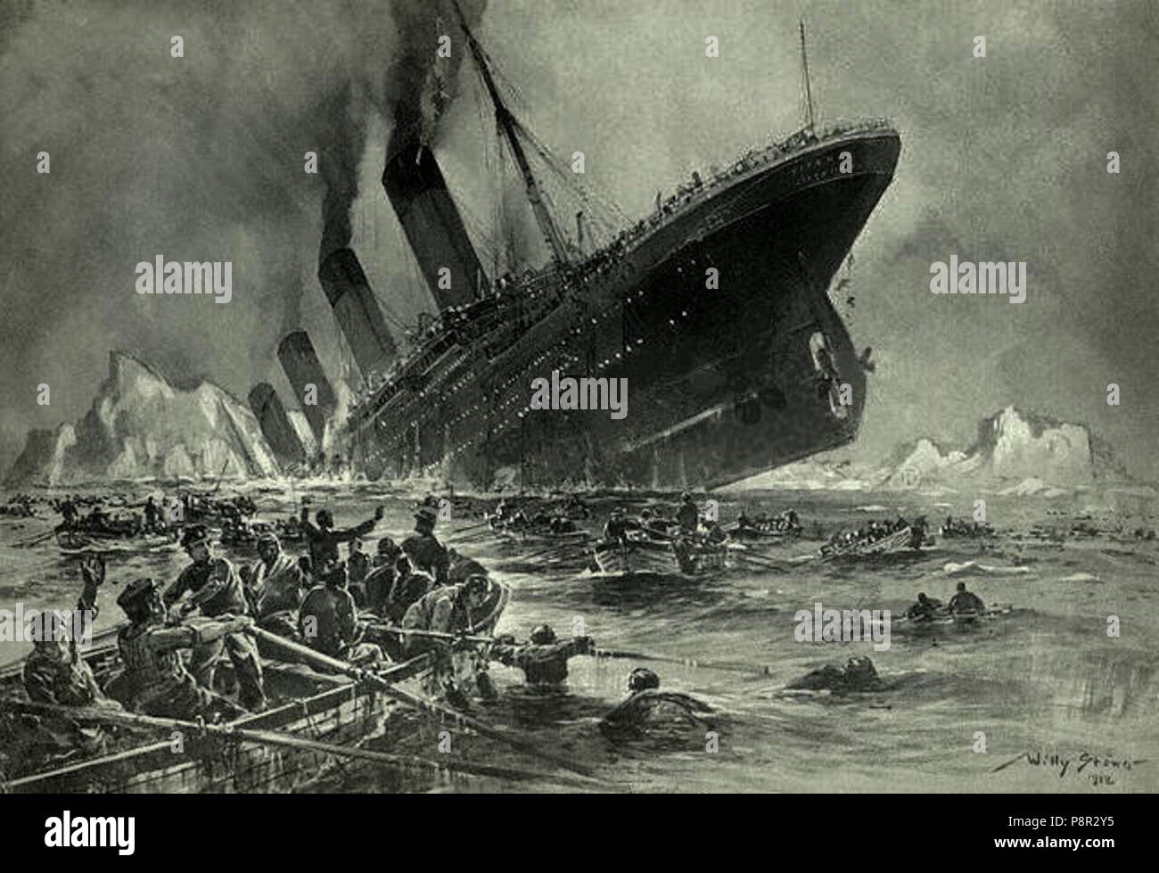 Titanic Bilder Untergang: Zeichnen und Verstehen
