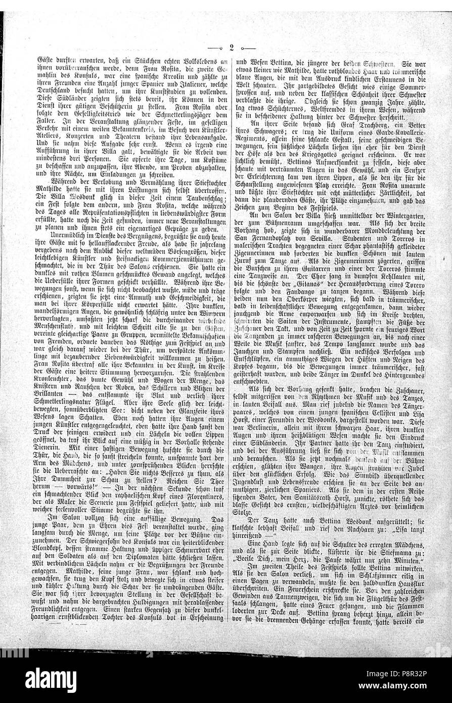 . 250 sterben Gartenlaube (1892) 002 Stockfoto