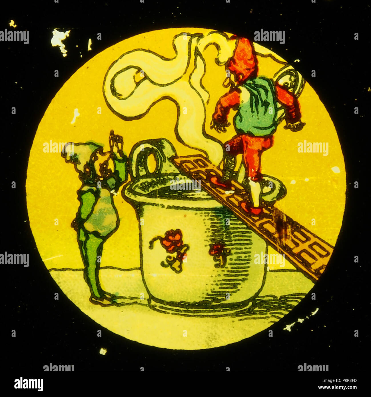 . 548 T.v.K 2 GBN Gnomen und eine Tasse Tee Unfall, Bild 2 Stockfoto