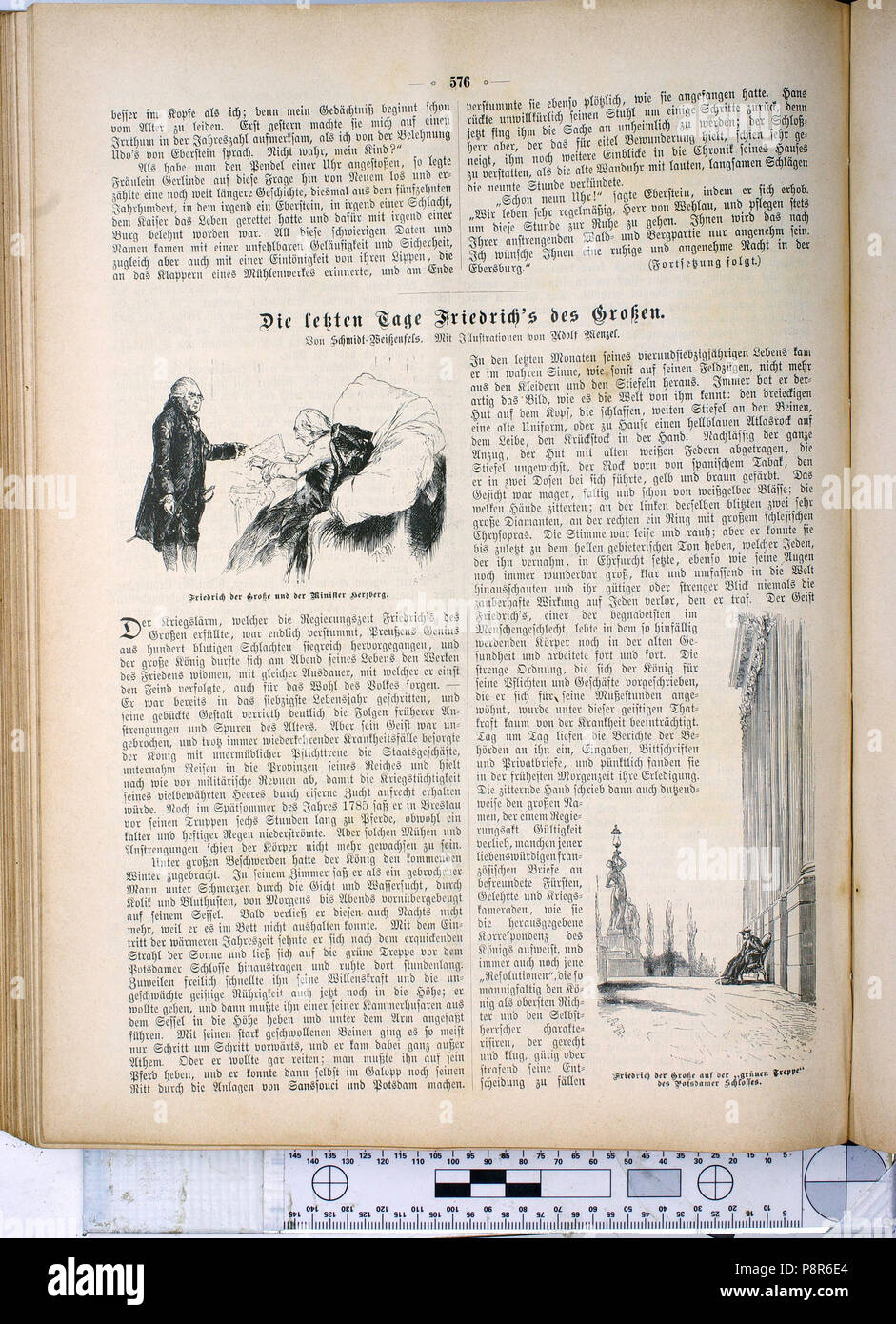 . 224 sterben Gartenlaube (1886) 576) Stockfoto
