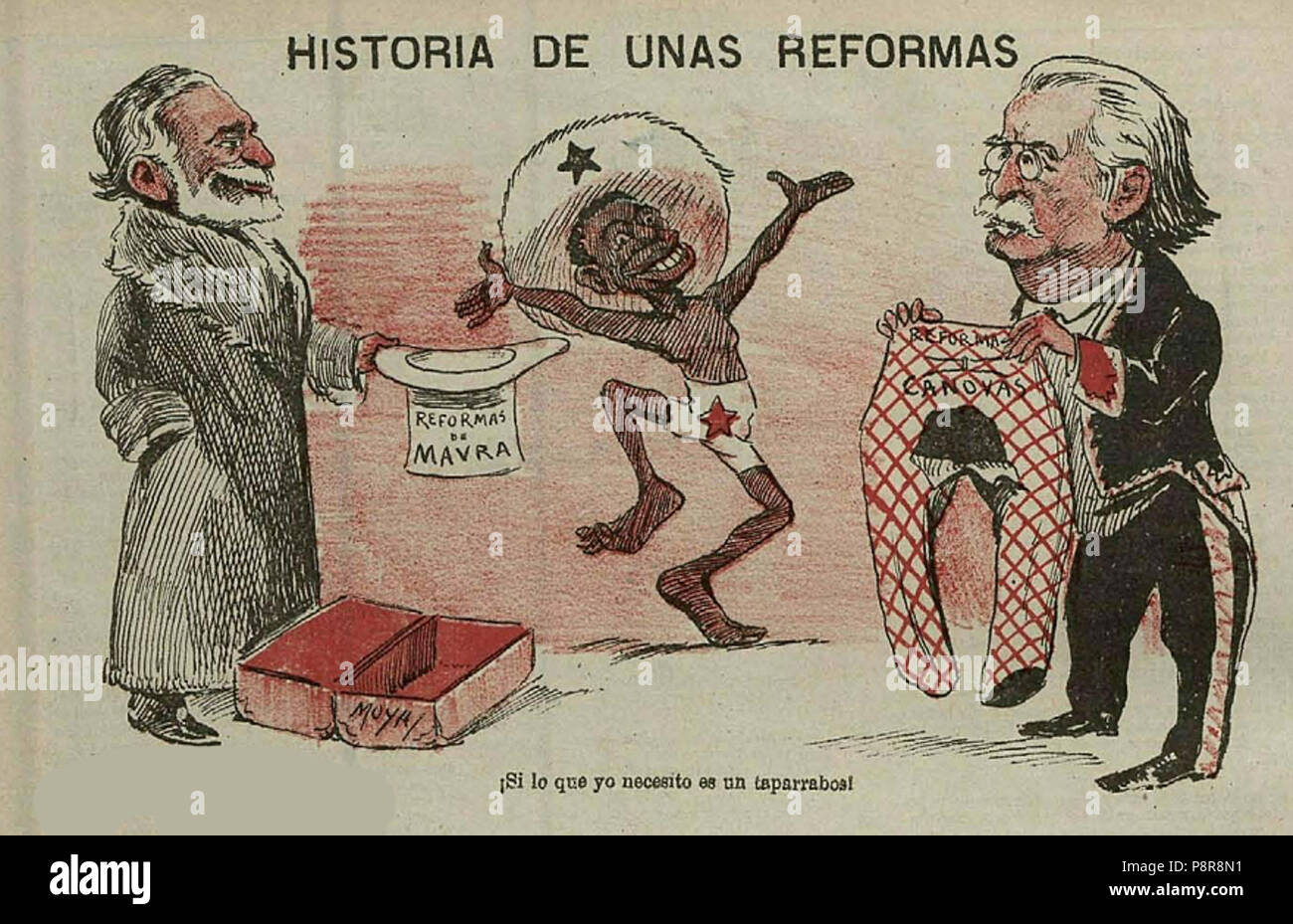 . 331 Historia de Unas reformas de Moya Stockfoto