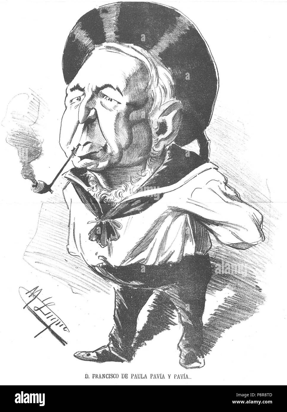 289 Francisco de Paula Pavía y Pavía, de Luque Stockfoto