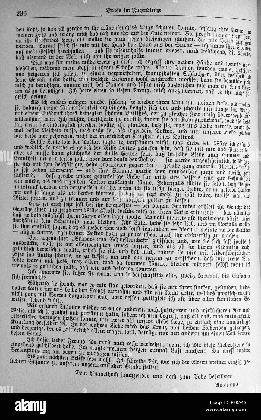 109 Der Haussekretär Hrsg. Carl Otto Berlin ca 1900 Seite 236 Stockfoto