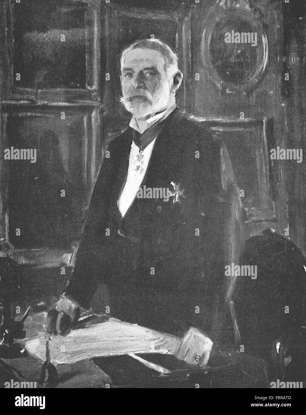 433 Nordenfalk, Johan (av Oscar Björck 1892) Stockfoto
