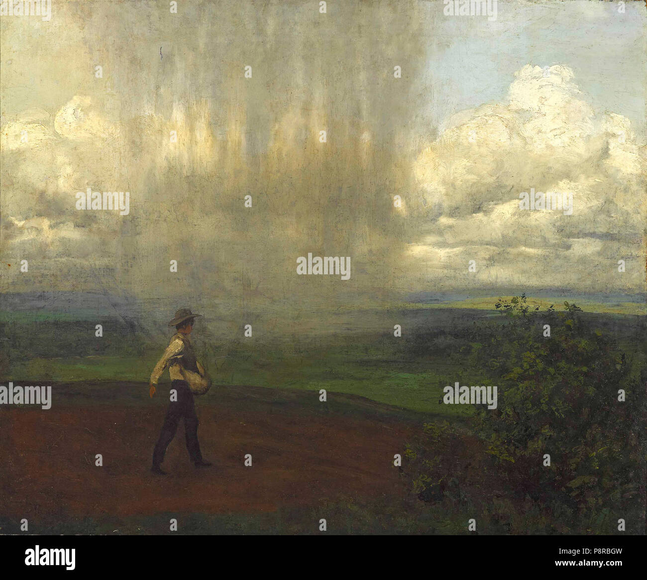 555 Hans Thoma - Säender Bauer (1886) Stockfoto