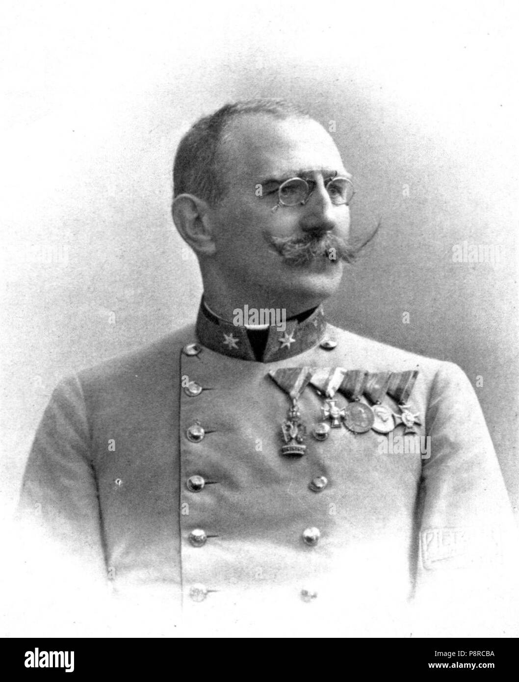 . 292 Firma FZM Johann von Friedel, Kommandant des 9. Armeekorps 1914 C. Pietzner Stockfoto