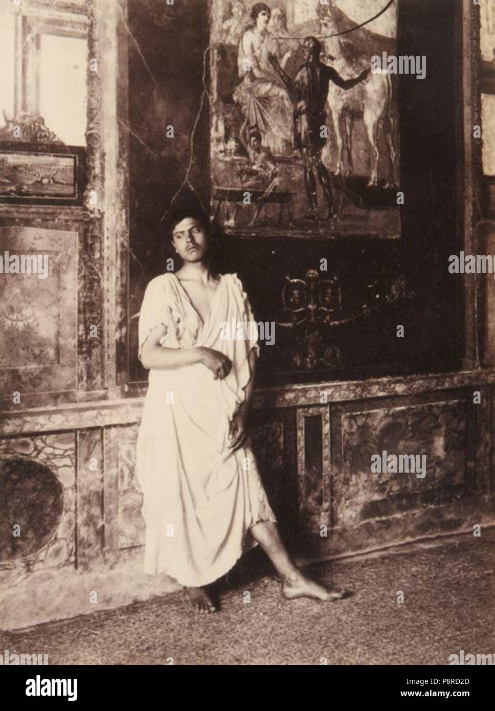 467 Plüschow, Wilhelm von (1852-1930) - n. 7910 - Pompei-da-Et in Arcadia ego, S. 45 Stockfoto