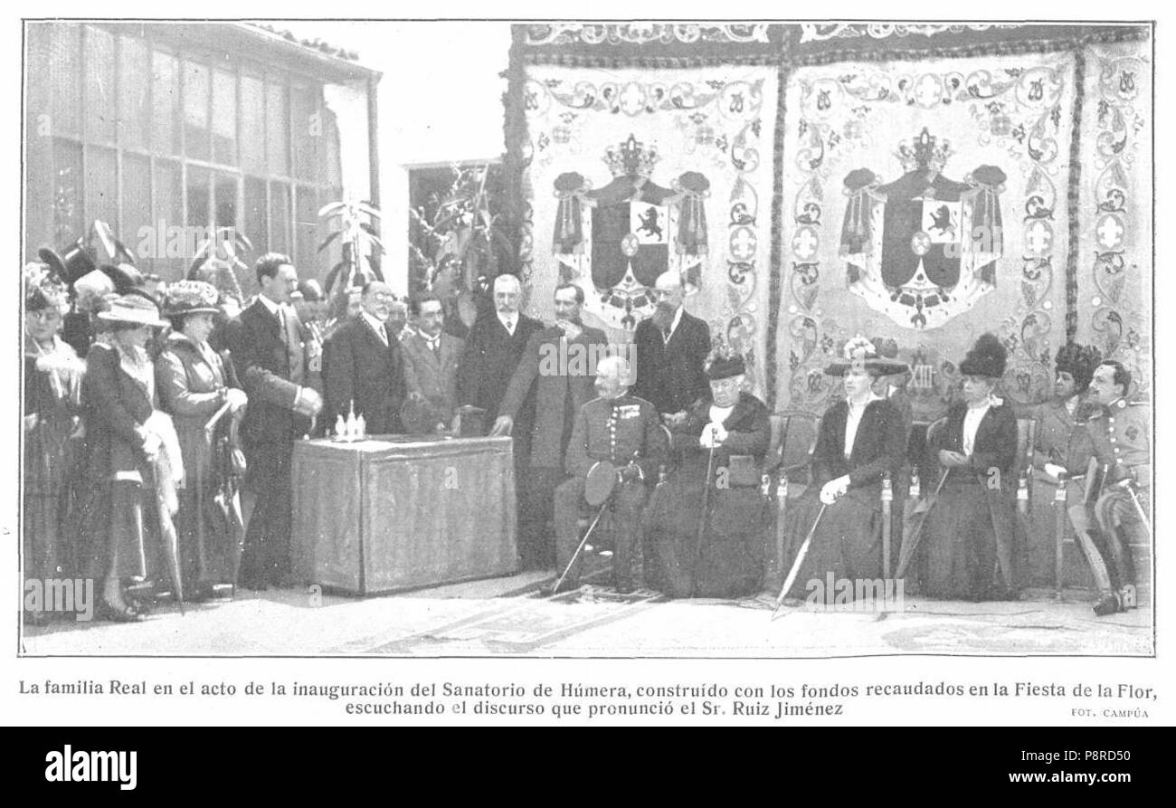 340 Inauguración del sanatorio de Húmera, de Campúa, Mundo Gráfico, 17-05-1916 Stockfoto
