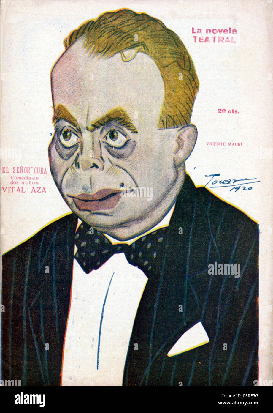 18 1920-09-19, La Novela Teatral, Vicente Maurí, Tovar Stockfoto