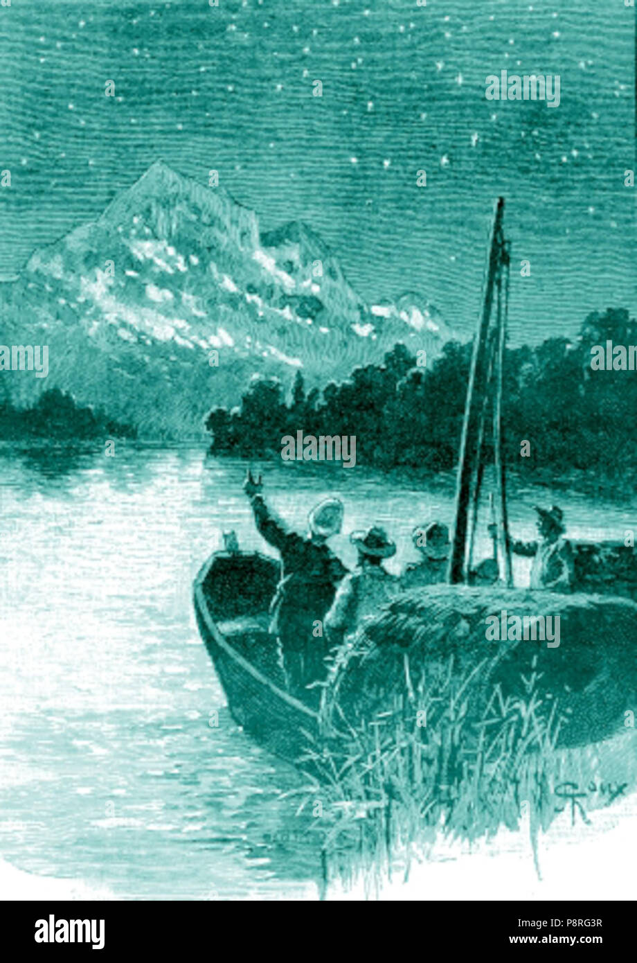 . 5 "Die Mächtigen Orinoco' von George Roux 51 Stockfoto