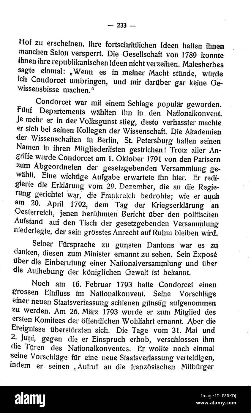 30 Adler-berühmten Frauen der französischen Revolution - 233 Sterben Stockfoto