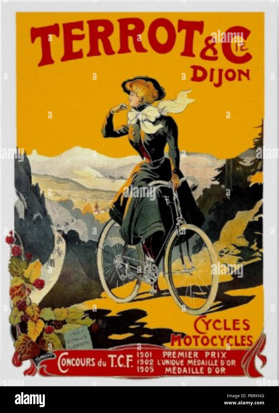 . 31 Affiche Zyklen Terrot Stockfoto